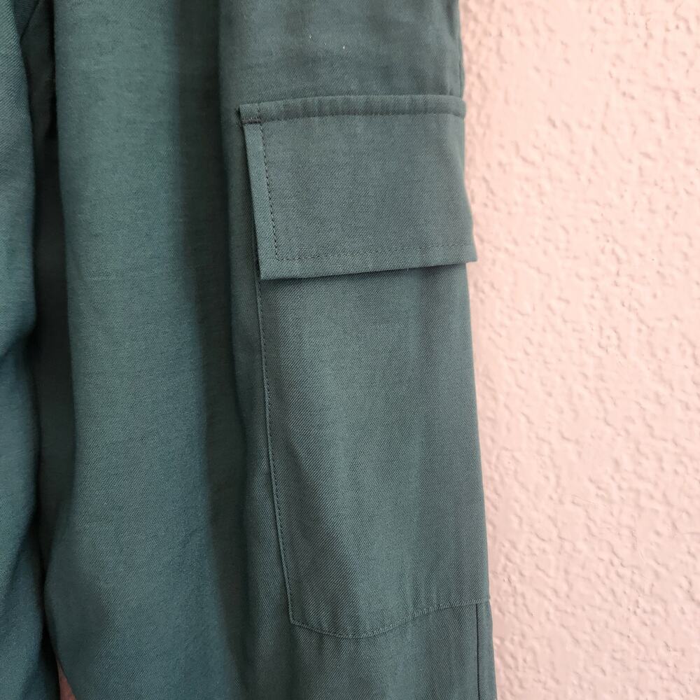 A New Day Women's Size 4 Teal Cargo Joggers NWT - Picture 2 of 6